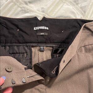 Express Taupe Outerwear with Black Lining